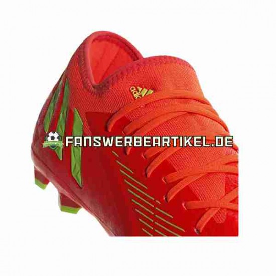 Adidas Predator EDGE.3 L FG Game Data Rot Grün Fußballschuhe