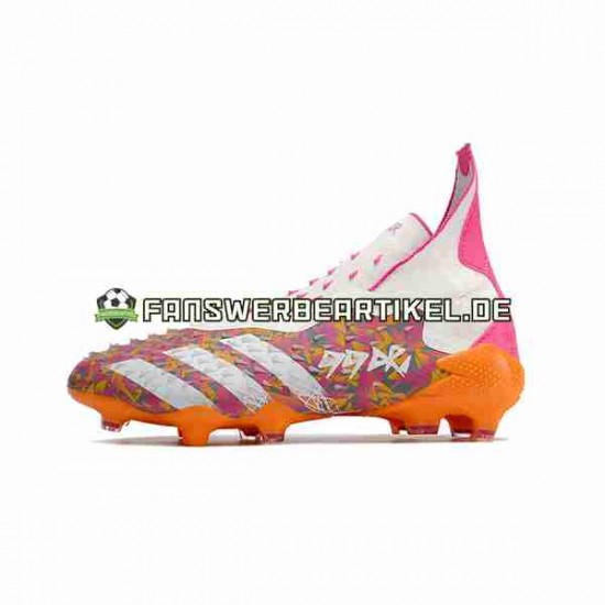 Adidas Predator FREAK FG Lila Orange Weiß Fußballschuhe