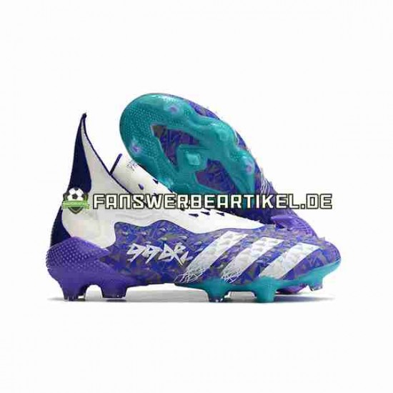 Adidas Predator FREAK FG Lila Weiß Fußballschuhe