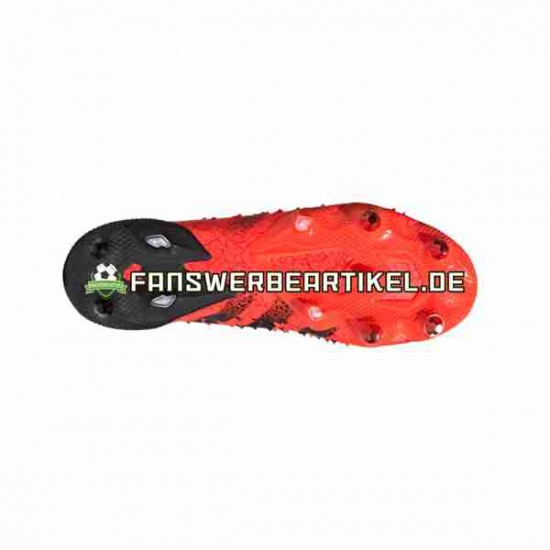 Adidas Predator FREAK.1 SG Meteorite Rot Schwarz Fußballschuhe