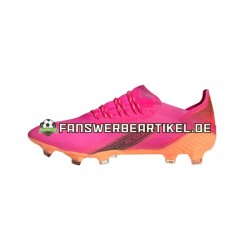 Adidas X GHOSTED.1 FG Superspectral Orange Pink Schwarz Fußballschuhe