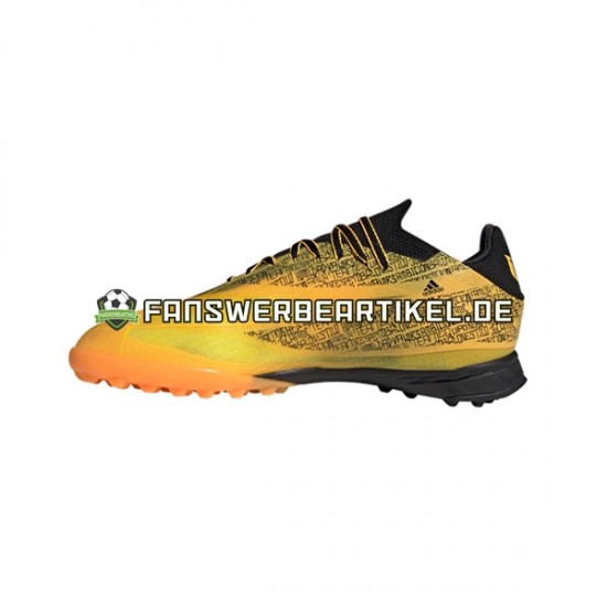 Adidas X SPEEDFLOW Messi.1 TF Mi Historia Gold Fußballschuhe