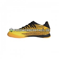 Adidas X SPEEDFLOW Messi.3 IN Halle Gold Schwarz Fußballschuhe