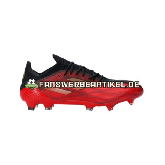 Adidas X SPEEDFLOW.1 FG Showdown Rot Gold Schwarz Fußballschuhe