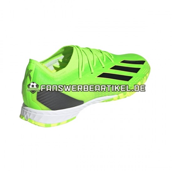 Adidas X Speedportal.1 IN Game Data Grün Schwarz Fußballschuhe