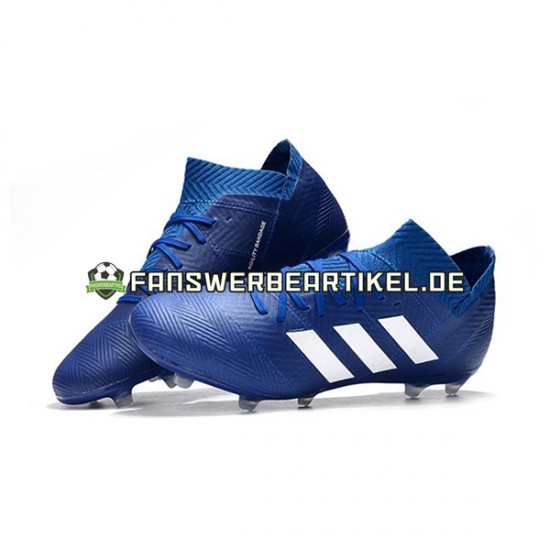 Adidas Nemeziz8.1 FG Blau Weiß Fußballschuhe