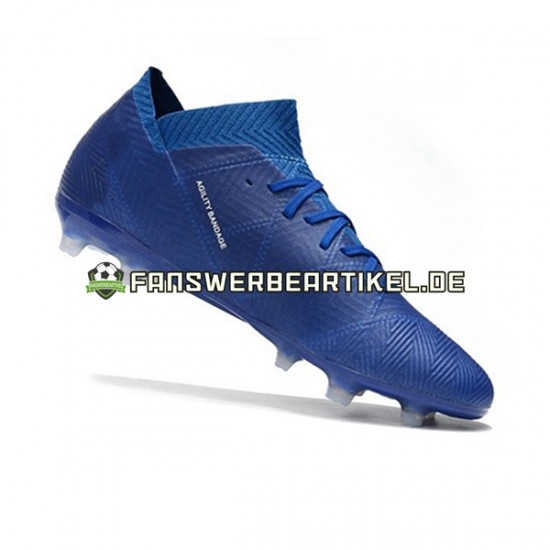 Adidas Nemeziz8.1 FG Blau Weiß Fußballschuhe