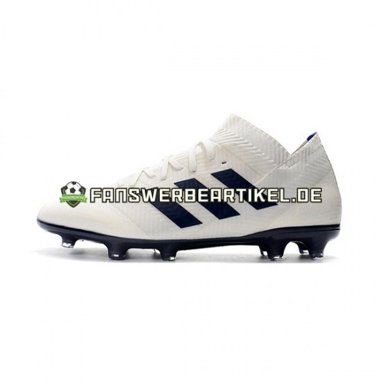 Adidas Nemeziz8.1 FG Weiß Schwarz Fußballschuhe