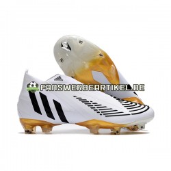 Adidas Predator Edge Geometric FG Weiß Schwarz Fußballschuhe