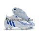 Adidas Predator Edge Geometric FG Blau Weiß Fußballschuhe