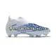 Adidas Predator Edge Geometric FG Blau Weiß Fußballschuhe