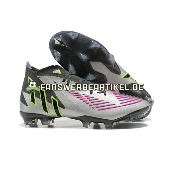 Adidas Predator Edge Geometric.1 FG Lila Weiß Fußballschuhe