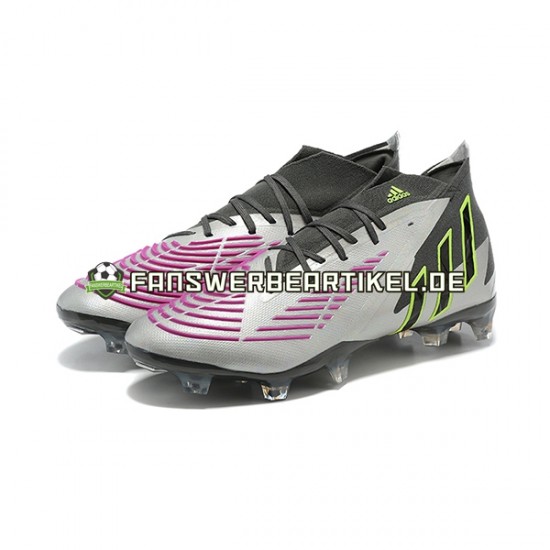 Adidas Predator Edge Geometric.1 FG Lila Weiß Fußballschuhe