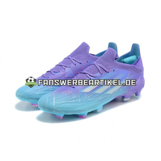 Adidas X Speed flow FG Lila Blau Fußballschuhe