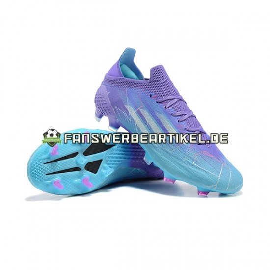 Adidas X Speed flow FG Lila Blau Fußballschuhe