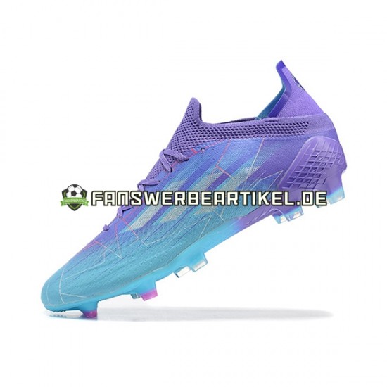 Adidas X Speed flow FG Lila Blau Fußballschuhe