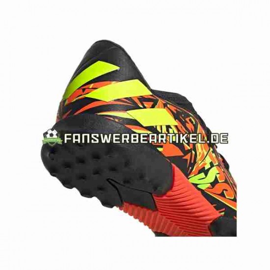 Adidas Nemeziz Messi.3 TF Orange Gelb Schwarz Fußballschuhe