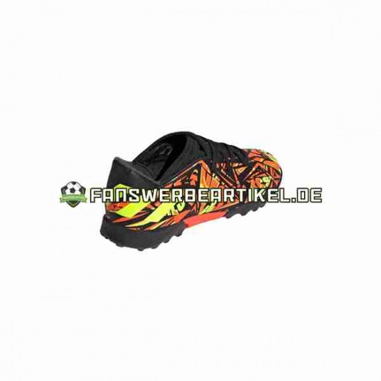 Adidas Nemeziz Messi.3 TF Orange Gelb Schwarz Fußballschuhe