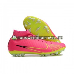 Nike Air Zoom Mercurial Superfly IX Academy AG Pink Grün Fußballschuhe