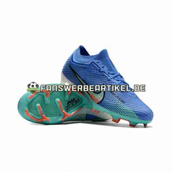 Nike Air Zoom Mercurial Superfly IX Elite FG Blau Grün Fußballschuhe