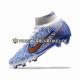 Nike Air Zoom Mercurial Superfly IX Elite FG Gold Blau Weiß Fußballschuhe