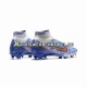 Nike Air Zoom Mercurial Superfly IX Elite FG Gold Blau Weiß Fußballschuhe