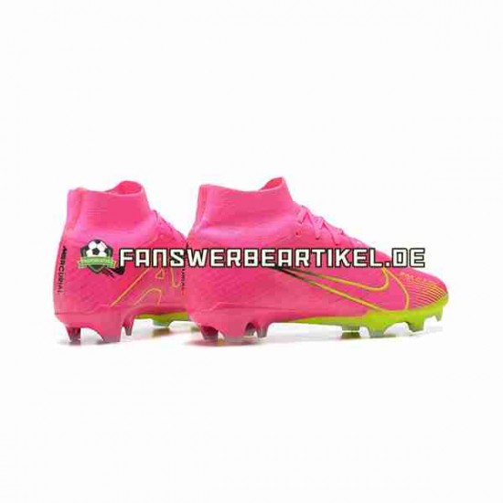 Nike Air Zoom Mercurial Superfly IX Elite FG Rot Grün Fußballschuhe