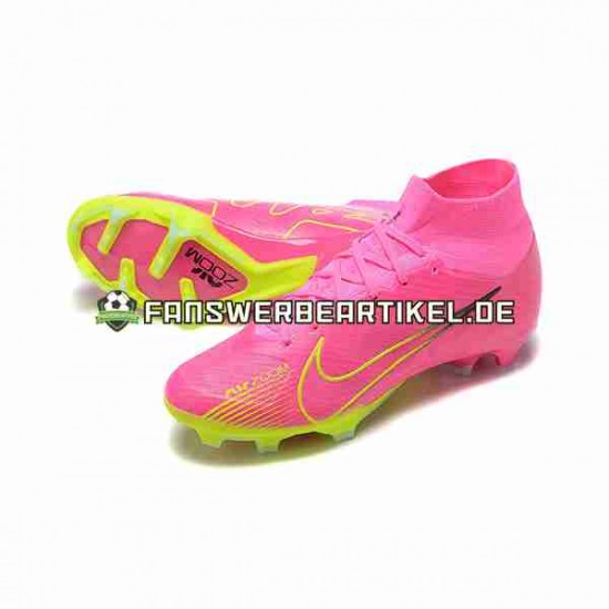 Nike Air Zoom Mercurial Superfly IX Elite FG Rot Grün Fußballschuhe