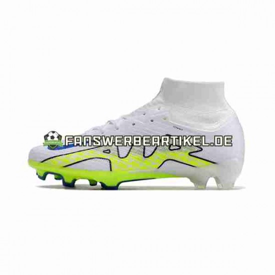 Nike Air Zoom Mercurial Superfly IX Elite FG Weiß Grün Fußballschuhe