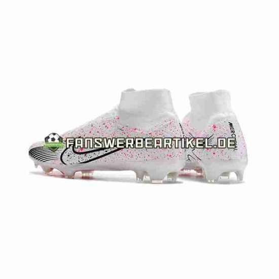 Nike Air Zoom Mercurial Superfly IX Elite FG Rot Weiß Schwarz Fußballschuhe