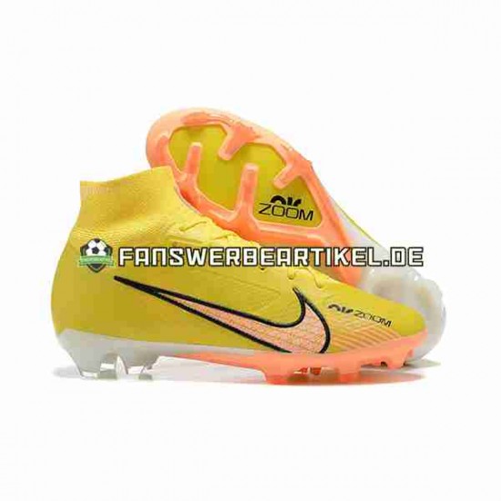 Nike Air Zoom Mercurial Superfly IX Elite FG Orange Gelb Fußballschuhe