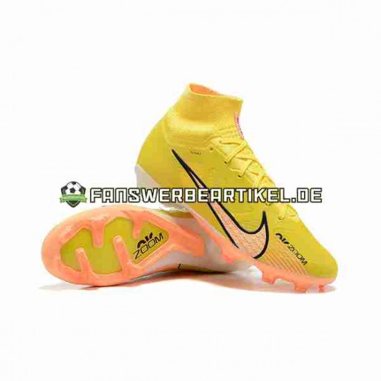 Nike Air Zoom Mercurial Superfly IX Elite FG Orange Gelb Fußballschuhe