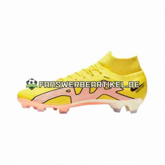 Nike Air Zoom Mercurial Superfly IX Pro FG Lucent Pink Gelb Fußballschuhe