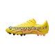 Nike Air Zoom Mercurial Vapor XV Academy AG Lucent Pink Gelb Fußballschuhe