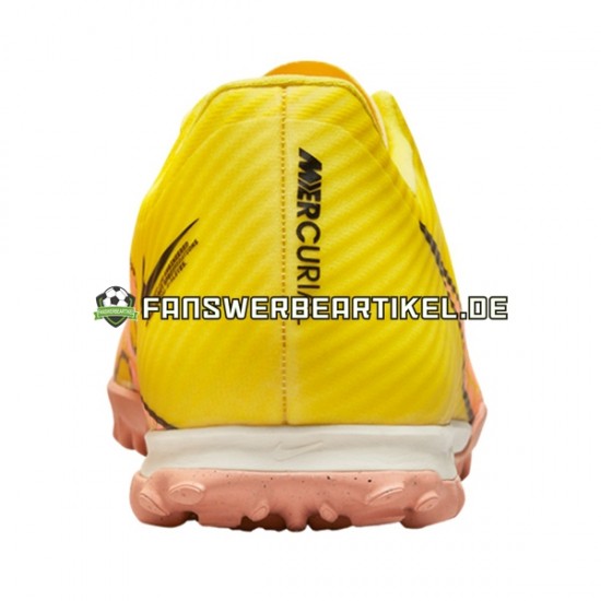 Nike Air Zoom Mercurial Vapor XV Academy TF Lucent Pink Gelb Fußballschuhe