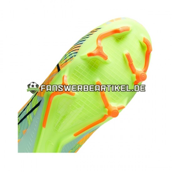 Nike Air Zoom Mercurial Vapor XV Bonded Academy FGMG Blau Grün Fußballschuhe