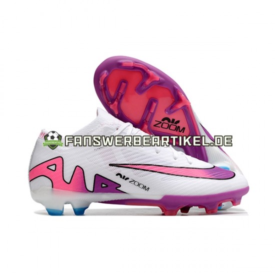 Nike Air Zoom Mercurial Vapor XV Elite AG Lila Pink Weiß Fußballschuhe