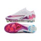 Nike Air Zoom Mercurial Vapor XV Elite AG Lila Pink Weiß Fußballschuhe
