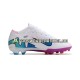 Nike Air Zoom Mercurial Vapor XV Elite AG Lila Pink Weiß Fußballschuhe