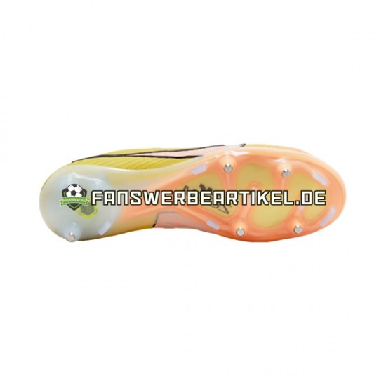 Nike Air Zoom Mercurial Vapor XV Elite SG Pro AC Lucent Pink Gelb Fußballschuhe