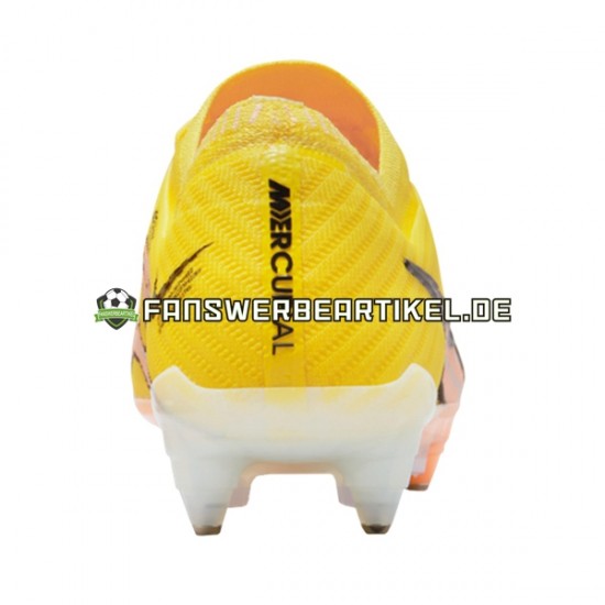 Nike Air Zoom Mercurial Vapor XV Elite SG Pro AC Lucent Pink Gelb Fußballschuhe