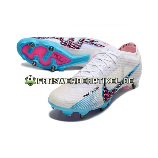 Nike Air Zoom Mercurial Vapor XV Elite SG Blau Weiß Fußballschuhe