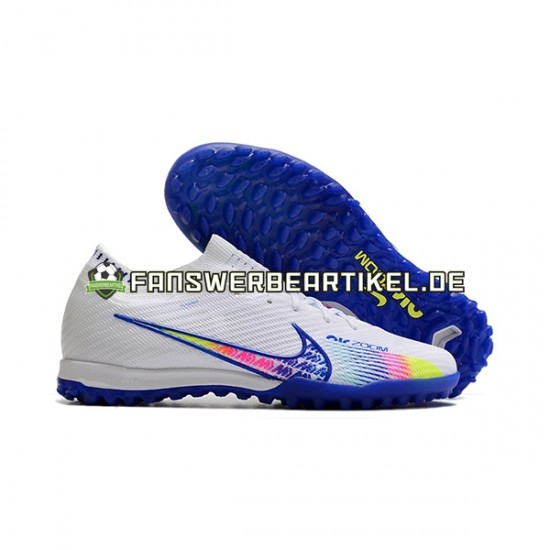 Nike Air Zoom Mercurial Vapor XV Elite TF Blau Weiß Fußballschuhe