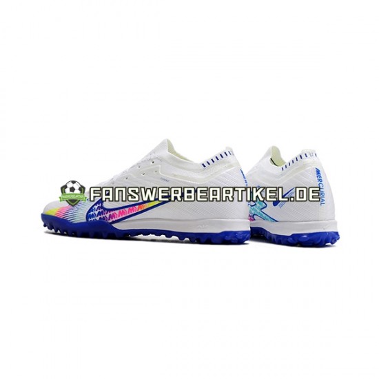 Nike Air Zoom Mercurial Vapor XV Elite TF Blau Weiß Fußballschuhe