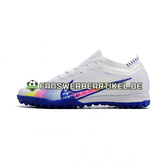 Nike Air Zoom Mercurial Vapor XV Elite TF Blau Weiß Fußballschuhe