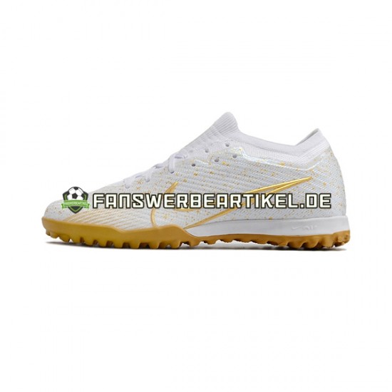 Nike Air Zoom Mercurial Vapor XV Elite TF Gelb Weiß Fußballschuhe