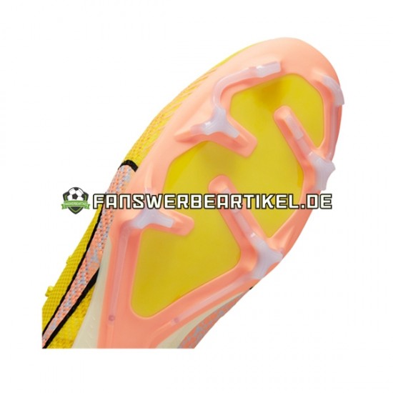 Nike Air Zoom Mercurial Vapor XV Pro FG Lucent Pink Gelb Fußballschuhe