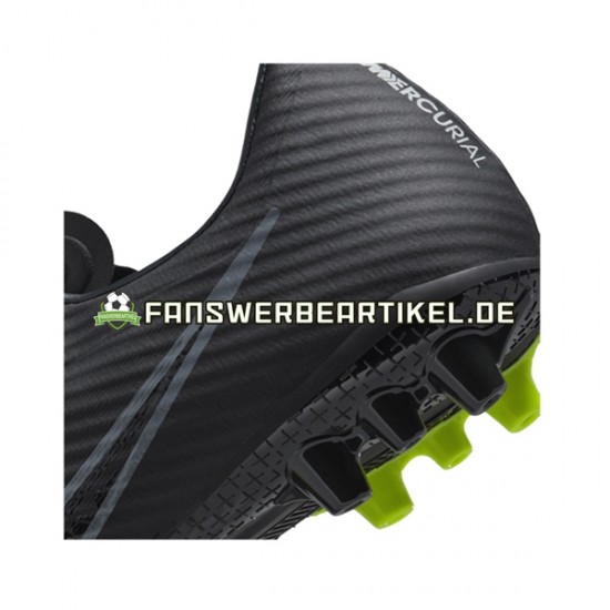 Nike Air Zoom Mercurial Vapor XV Shadow Academy AG Grau Schwarz Fußballschuhe