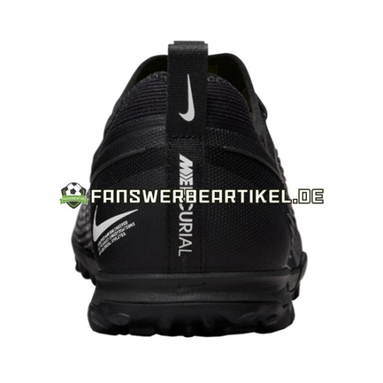 Nike Air Zoom Mercurial Vapor XV Shadow Pro TF Grau Schwarz Fußballschuhe
