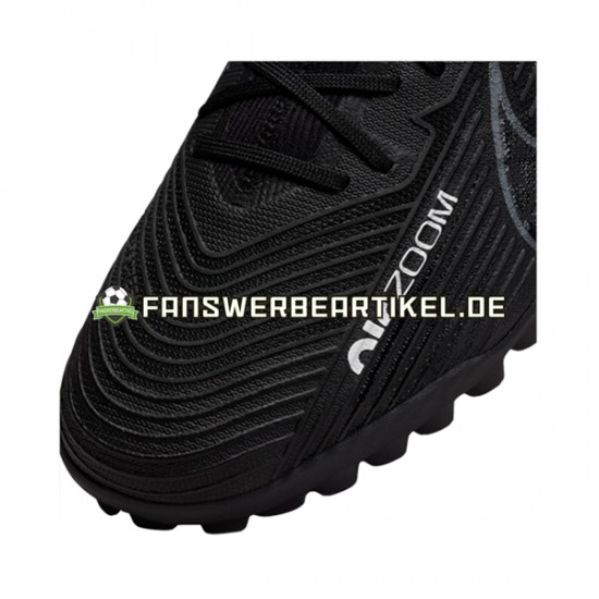 Nike Air Zoom Mercurial Vapor XV Shadow Pro TF Grau Schwarz Fußballschuhe